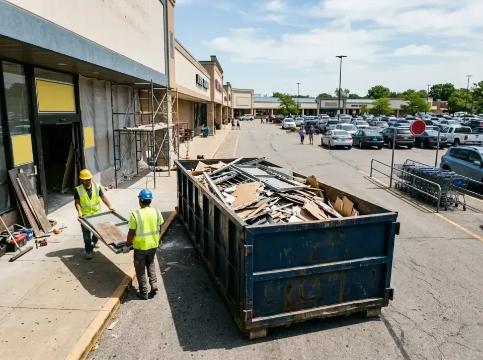 retail-store-renovation-debris-003 — frequently asked questions, Roll-off Dumpster Rentals in Farmers Branch, TX